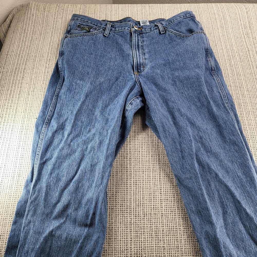 Cinch Jeans Mens 38x34 Blue Denim Straight Leg Western Cowboy Rodeo MB635001